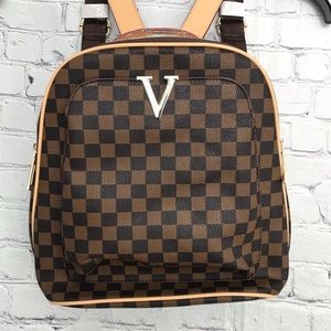 Checkered Backpack